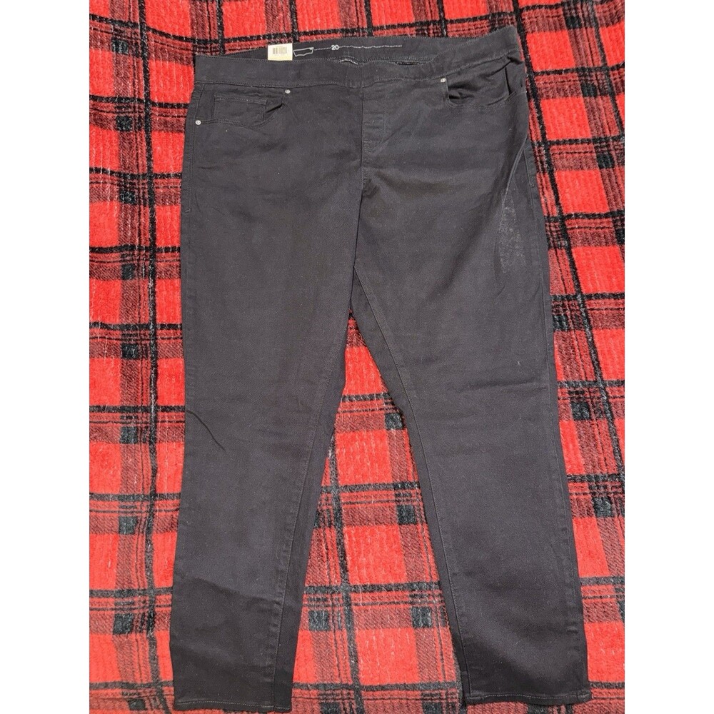 Levi's Jeans Womens 20W Pull On Leggings Black Mid Rise Jeggings New W/Tags